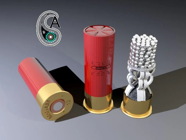 shotshell 4g 3D Model .c4d .max .obj .3ds .fbx .stl .blend 