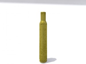50 cal bullet 3D Model
