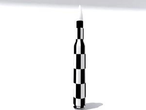 50칼로리 총알 3D 모델