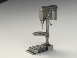 drill press 3D Model