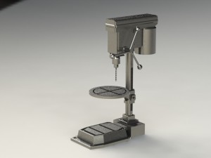drill press Model 3D