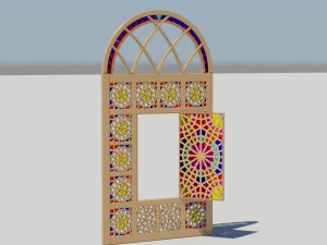 persian window 3D Model