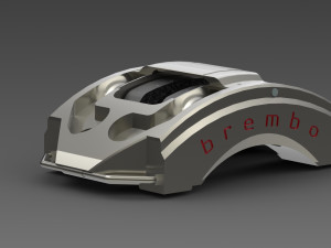 formula 1 braking system brembo 3D-Modell
