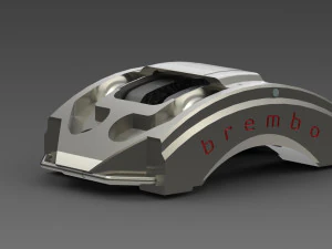 formula 1 braking system brembo 3D Model