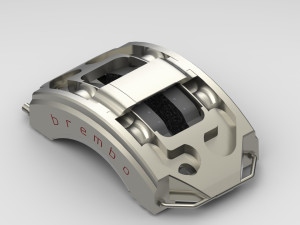 formula 1 braking system brembo 3D-Modell