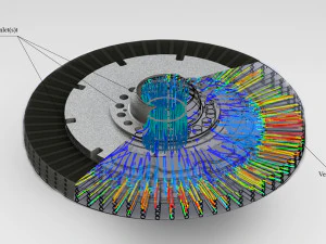formula 1 braking system brembo 3D Model