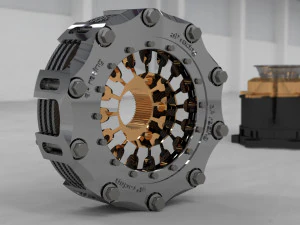 formula 1 clutch system ap racing 3D Model