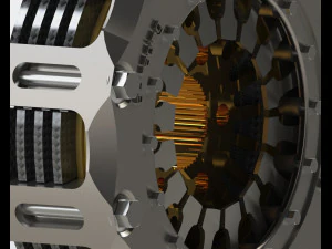 formula 1 clutch system ap racing 3D Model