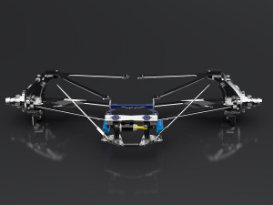 f1 mercedes amg petronas rear suspension 3D-Modell