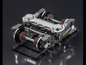 2 axes bogie and suspension system 3D Model