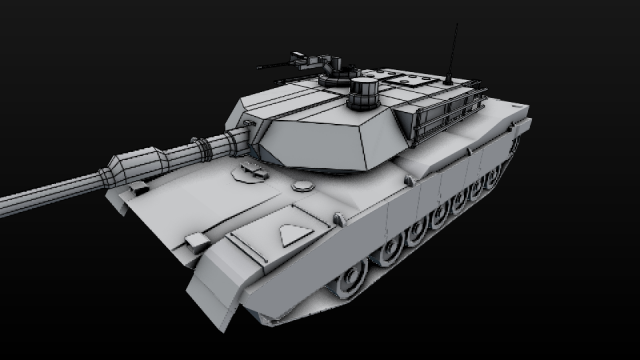 m1a2 abram 3D Модель .c4d .max .obj .3ds .fbx .stl .blend 