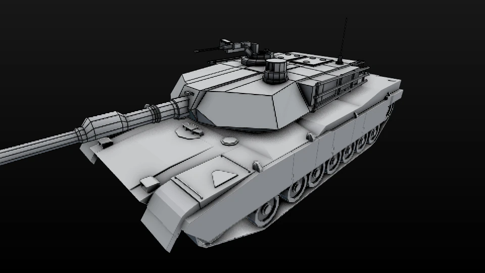 м1а2 абрам 3D Модель .c4d .max .obj .3ds .fbx .stl .blend 