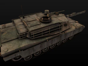 м1а2 абрам 3D Модель