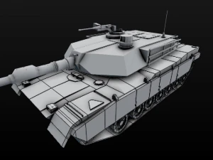м1а2 абрам 3D Модель