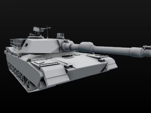 м1а2 абрам 3D Модель