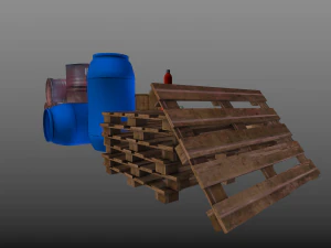 Construction materials things 3D Model