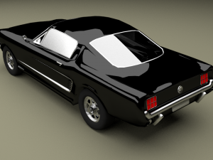 muscle car gt 1967 3D Model