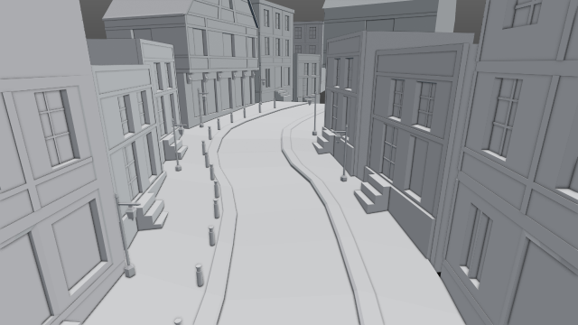 street scene europe 3D मॉडल .c4d .max .obj .3ds .fbx .stl .blend