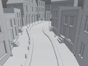 street scene europe 3D Model