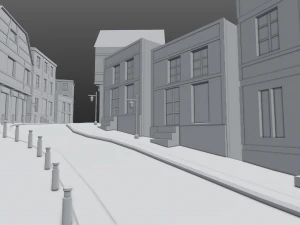 street scene europe 3D Model