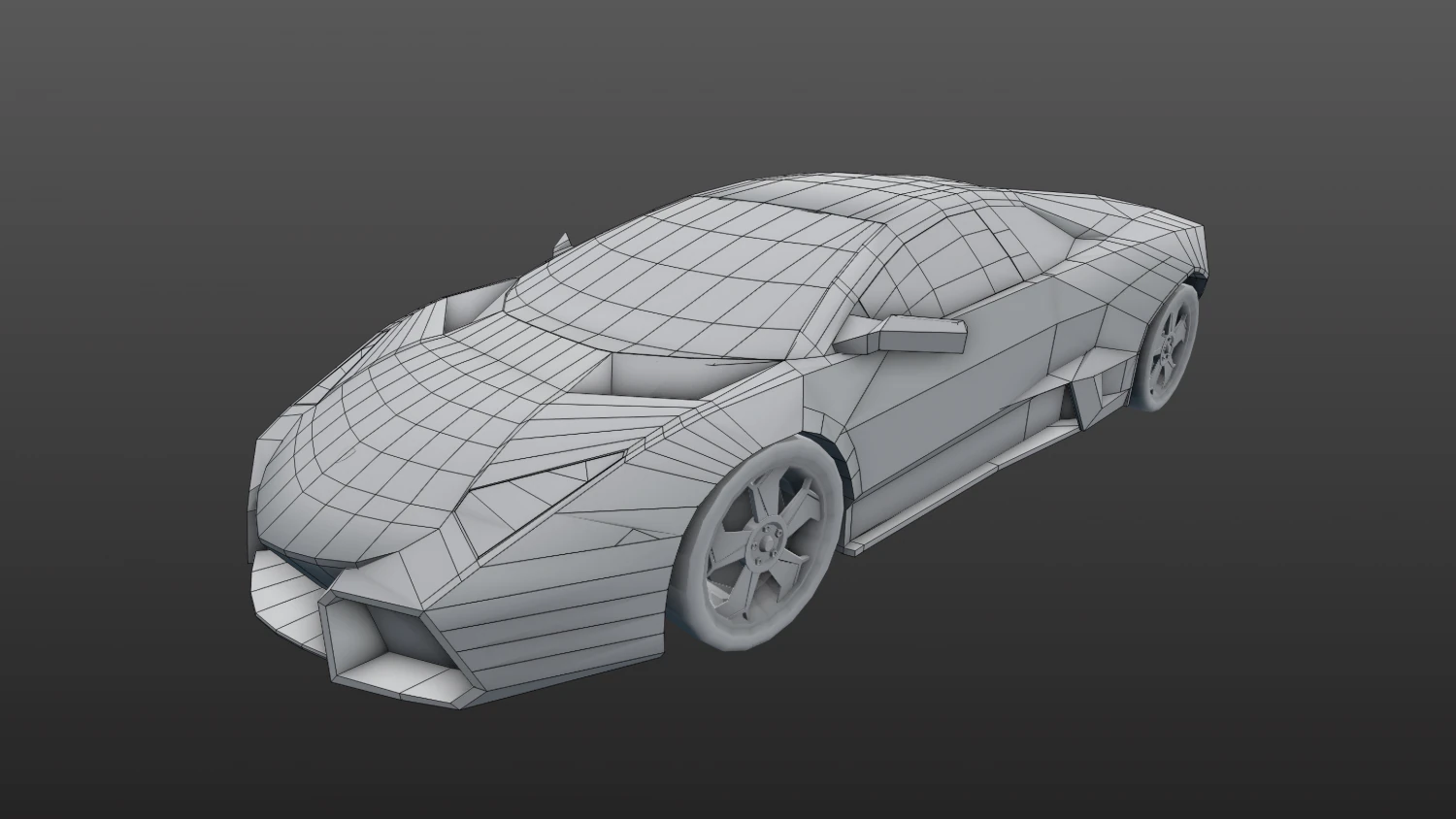 lamborghini reventon 3D Model .c4d .max .obj .3ds .fbx .stl .blend
