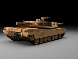 m1a2 abrams tank 3D Model