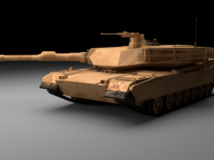m1a2 abrams tank 3D Model