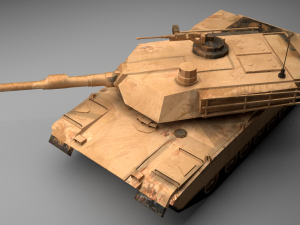 m1a2 abrams tank 3D Model