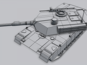 m1a2 abrams tank 3D Model