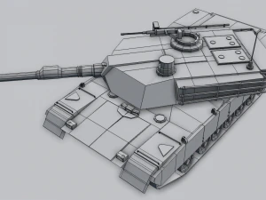 m1a2 abrams tank 3D Model