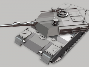 m1a2 abrams tank 3D Model