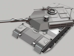 m1a2 abrams tank 3D Model