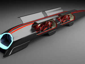 hyperloop Modello 3D