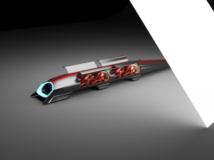 hyperloop Modelo 3D