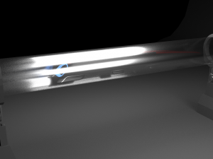hyperloop Modelo 3D