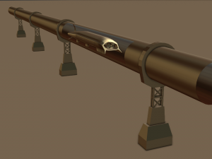 hyperloop Modelo 3D