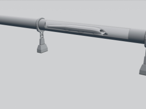 hyperloop Modelo 3D