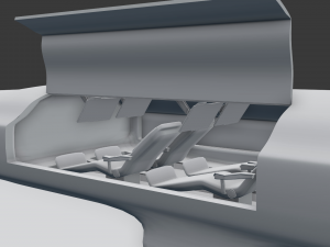 hyperloop Modelo 3D