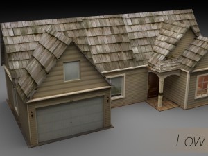 american house 3D Model