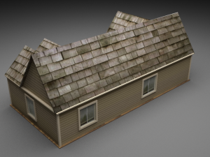 american house 3D 模型