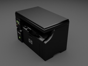 hp laserjet pro m1132 mfp Modelo 3D