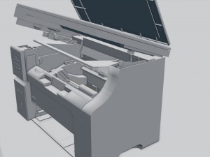 hp laserjet pro m1132 mfp Modelo 3D