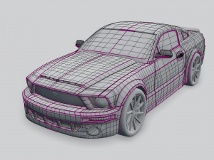 muscle car gt 3D 모델
