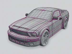 muscle car gt 3D Model