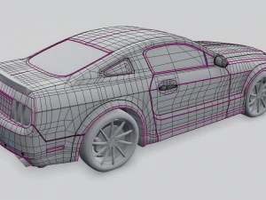 muscle car gt 3D Model