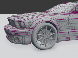 muscle car gt 3D 모델