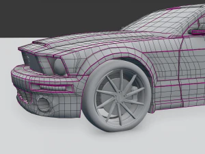 muscle car gt 3D Model