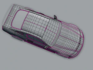 muscle car gt 3D Model