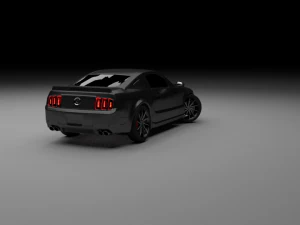 muscle car gt 3D Model