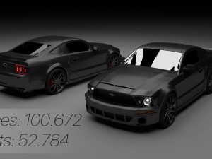 muscle car gt Modelo 3D